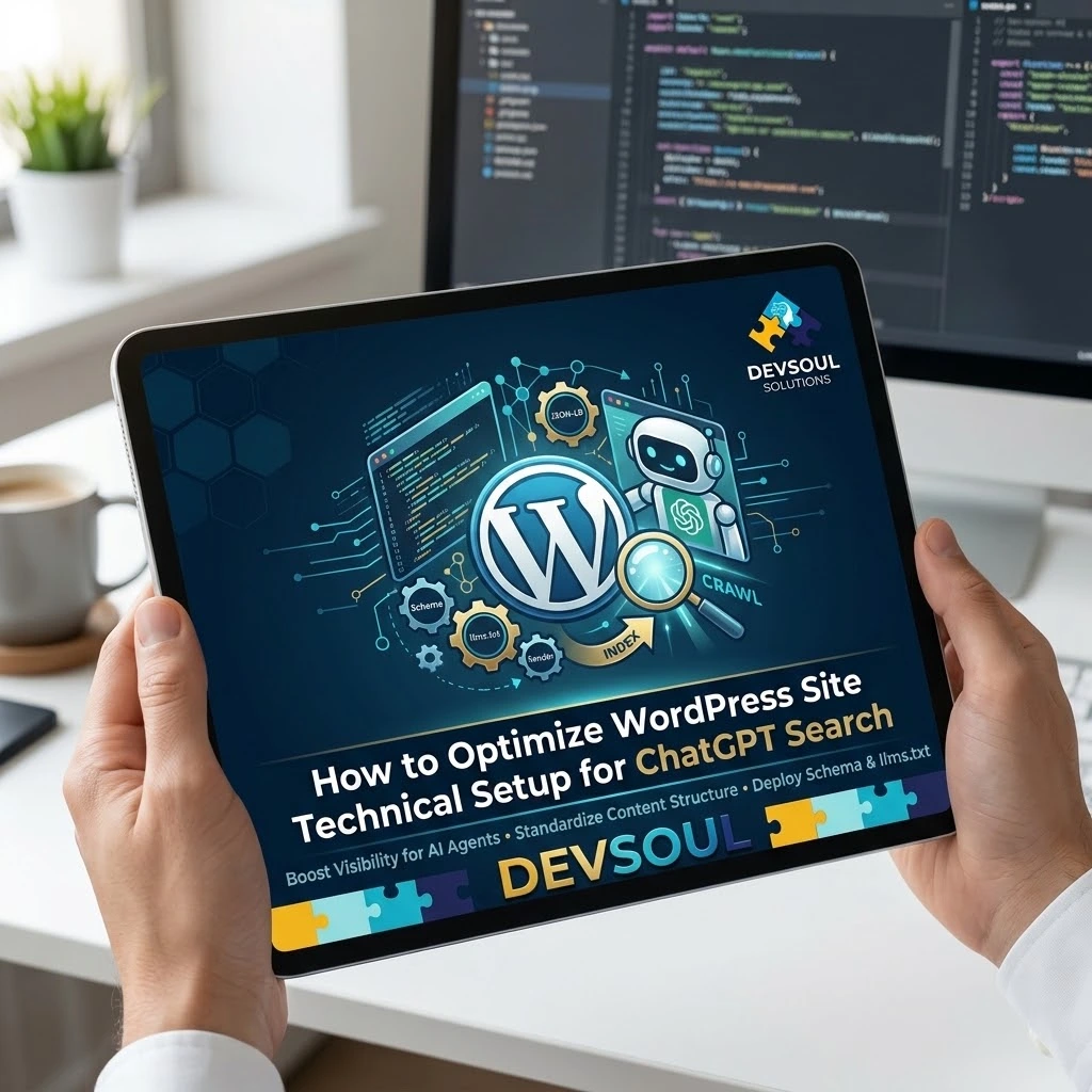 wordpress technical setup chatgpt search